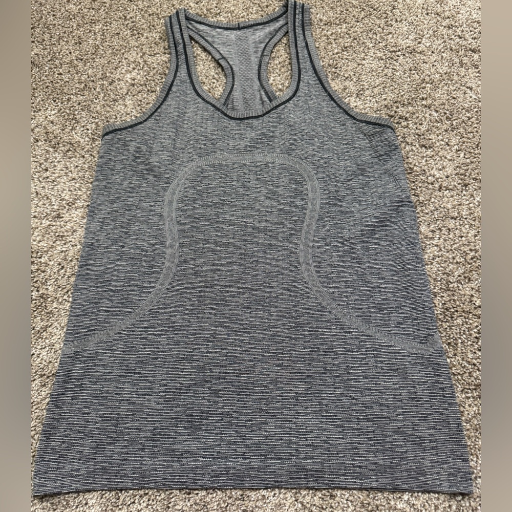lululemon athletica Charcoal Racerback Tank Top